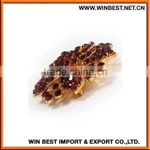 2015 Hot Selling Bridal Rhinestone Brooch, Fashion Rhinestone Brooch,metals Brooch thumbnail-3