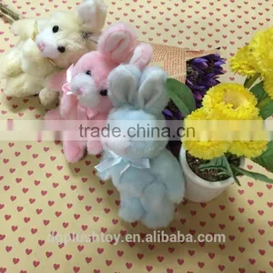 Mini Plush Keychain Teddy Rabbit Stuff Pendant Toy thumbnail-1