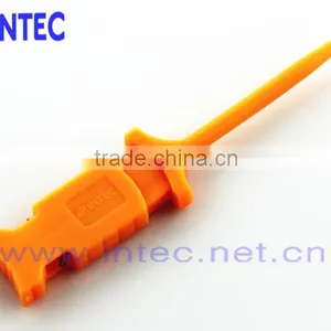 High-quality Test Hook for Logic Analyzer Mini Grabber SMD IC Test Hook Clip Jumper Probe Orange I00234 thumbnail-1
