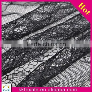 New Arrival 2014 French Lace Fabric Best Price Black Lace Fabric thumbnail-1