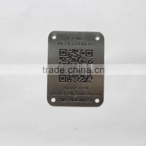 2015 New Arrival Stainless Steel Plate Lables With Adhensive Backside thumbnail-6