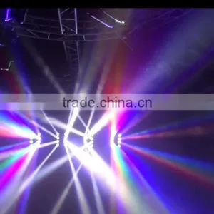 2016 Hot Selling Full Color 8x10w 80w RGBW 4IN1 Disco Stage Light Led Spider Beam Moving Head Light With Base thumbnail-4