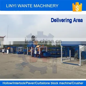 WANTE BRAND QT10-15 Fully Auto Block Machine Germany Automatic Hydraulic Press Brick Machine Supplier's Choice thumbnail-1