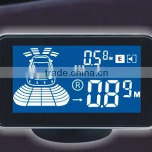 Wireless Car Reversing Aid System Waterproof Connector in the LCD Display Video Parking Sensor thumbnail-2