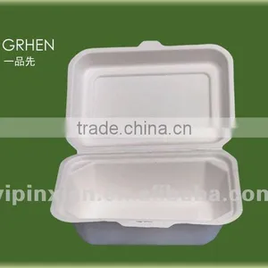 Eco FDA Biodegradable Paper Pulp Tray Disposable Food Container thumbnail-1