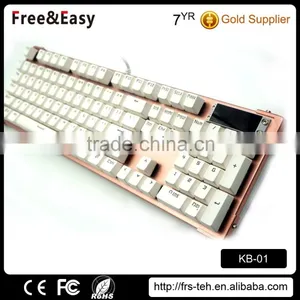 Amazing Cyan Switch Mechanical LED Backlight Gaming Wired Keyboard for LOL DOTA2 OVERWATCH Supplier's Choice thumbnail-6