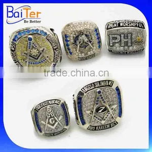 Quality Customized Master Mason Masonic Championship Ring, Masonic Knights Templar Ring, Men's Masonic Championship Ring thumbnail-2