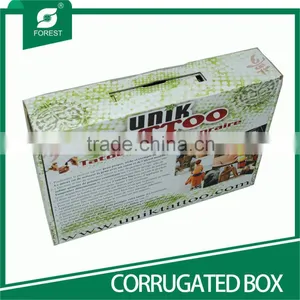 CHINA MADE FOLDED CORRUGATED PAPER BOXES WITH LITHO PRINT thumbnail-4