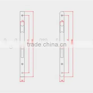 9235 Roller Ball Mortise Lock thumbnail-2