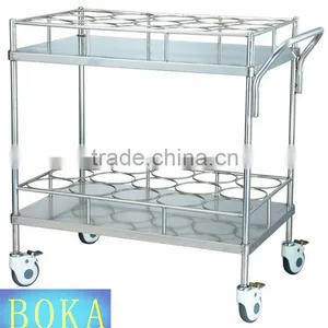 Stainless Steel Cleaning Hospital Cart With Wheels thumbnail-1