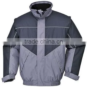 Polyester Pongee Ripstop Waterproof Winter Jacket for Man 2013 thumbnail-1