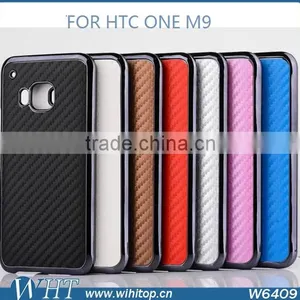 Carbon Fibre Skin & Chronr PC Cover Case for HTC ONE M9 thumbnail-1