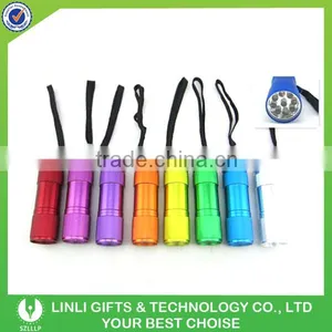 2016 Popular Mini Promotional Metal Led Pocket Torch Flashlight For Camping Safety thumbnail-1