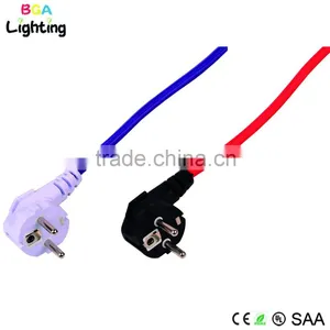 2 Pin Plug Electric Cord With Braided Insulation Wire thumbnail-1
