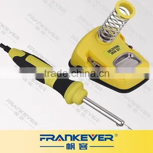 FRANKEVER 30W Yellow Plastic Handle With Soft Grip Soldering Iron Set thumbnail-1