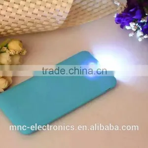 New Design 10000mAh Ultra Slim Rubber Finish Led Lighting Customize Logo Printing or Laser Engraving Power Bank thumbnail-1