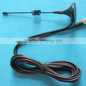 Hot Sale 433MHz Antenna Mini Magnetic 433 MHz Spring Antenna With SMA Connector and RG 174 thumbnail-3