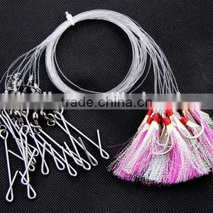 The NewJapan Fishing Hooks 25pcs/1 Bag Longline Traces Flasher Hook 50cm Fishhook Lure Hook for Fishing thumbnail-5