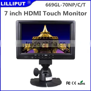 669GL-70NP/C/T 7 Inch 4 Wire Resistive Touch Screen Panel Monitor thumbnail-1