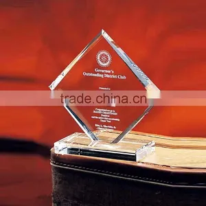 Clear Crystal Diamond With Stand Award-Corporate Gifts thumbnail-1