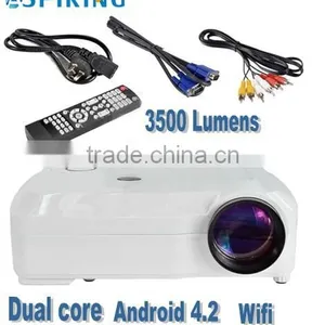 Android Wifi LED HD Home Theater Projector thumbnail-1