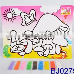 Very Cheap Kid Toy Funny Intelligent Diy Sand Art Kit thumbnail-5