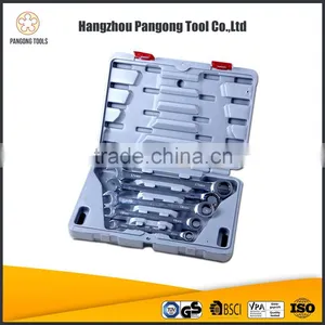 Professional CVS Combination Ratchet Spanner Set With Blow Mold Case thumbnail-1