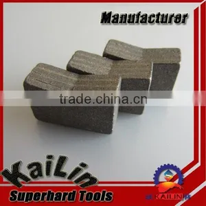 K Shape Diamond Marble Block Cutting Segment for Export thumbnail-2
