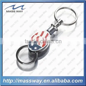 Lovely Souvenir Custom Soft Enamel Metal Keyring Charm thumbnail-6