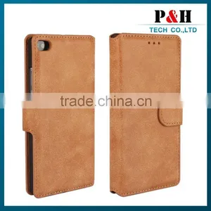 High Quality Leather Case for Huawei P7 thumbnail-1