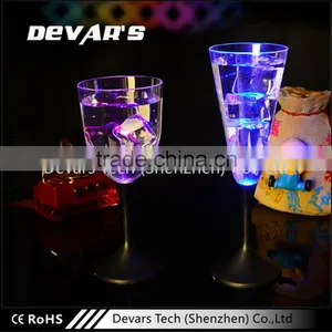 Plastic Wine Led Flashing Glass For Bar thumbnail-1