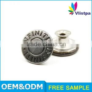 Various Style SGS Certificated Metal Military Uniform Coat Press Snap Pants Button thumbnail-2