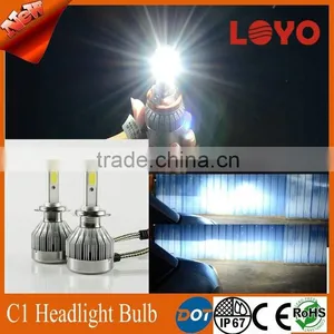 C1 Led Headlight All in One Motor Front Lights Conversion Bulbs 9005 9006 Kit for All Cars Supplier's Choice thumbnail-1
