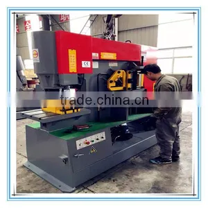 Sheet Metal Cutting Bending and Punching Machine, Hydraulic Ironworker Price thumbnail-1