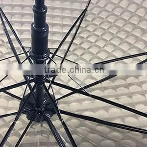 3D Transparent POE Straight Umbrella thumbnail-5