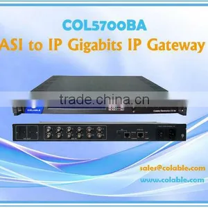 Gateway, Ts Stream Gateway,IP Gateway,ASI to IP Gigabits IP Gateway COL5700BA thumbnail-1