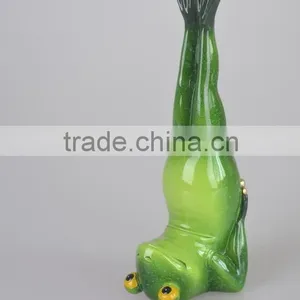 Statue Frog Home Decor Yoga Resin thumbnail-2