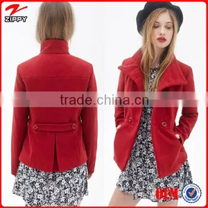 Turkish Woman Coat With Woolen Blended Fabrics Women Fashion Coats 2015 thumbnail-1