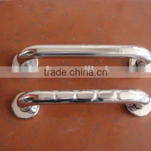 Skidproof Knurled+polished Stainless Steel Bathroom/toilet Grab Bar thumbnail-2