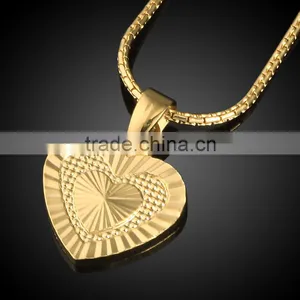 Good Quality Couple Love Pendant 18k Gold Cheap Price Custom Metal Jewelry thumbnail-2