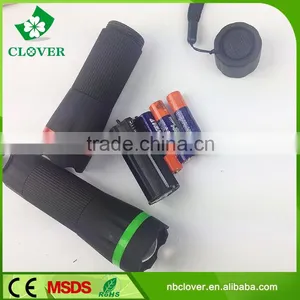 3*AAA Battery 120LM Plastic 1W Led Flashlight Plastic Torch thumbnail-2