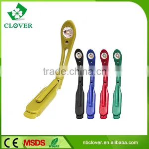 High Quality 1 Led Plastic Mini Led Reading Book Light With Clip thumbnail-1