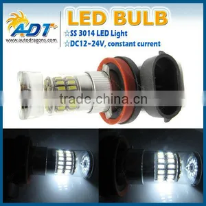 48 SMD Car White H8 H11 LED Fog Day Driving Bulbs Light Lamp 12V thumbnail-1
