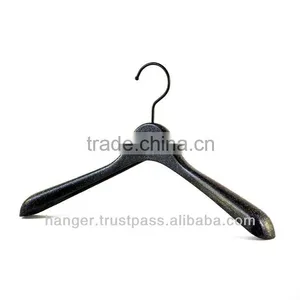 Black Brilliantly Scintillating Plastic Hanger for Boutique Dresses thumbnail-1