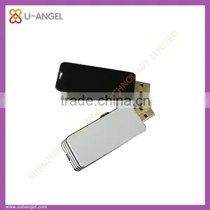 White Slide Usb Flash Drive 2gb Plastic Usb Memory Disk Bulk Cheap thumbnail-1