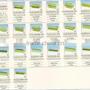 Factory Price Connector Green 5.08 5.00 mm Wire Connecting wp Push Socket Terminal Block thumbnail-5