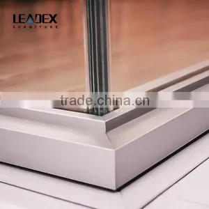 12mm Clear Tempered Glass Panel Full High Office Wall Partition thumbnail-2