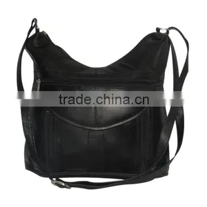 Designer Hand Bag in Black Color Genuine Leather thumbnail-3