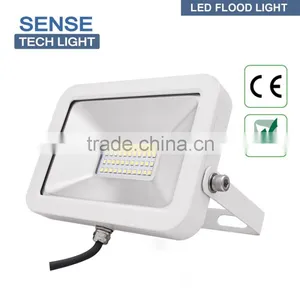 2016 Apple White Tempered Glass IP65 Outdoor 20W LED Flood Light for Airport thumbnail-1