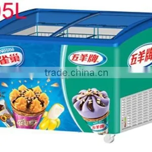 ELECTRIC Commercial Ice Cream Chest Display Freezer With Counter Swing Door thumbnail-2